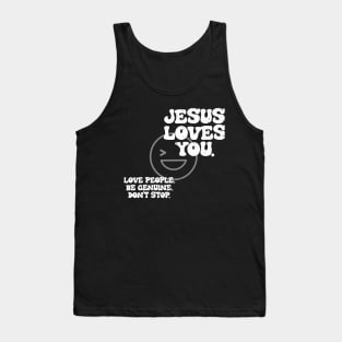 Jesus loves you. Tank Top